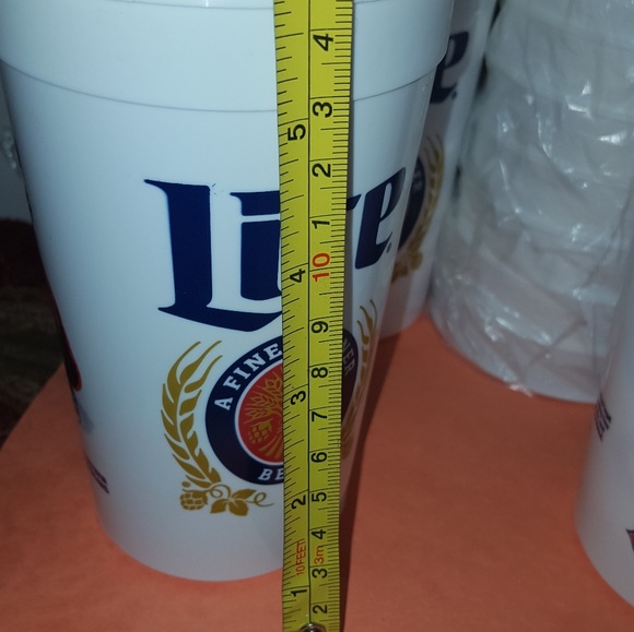 50pc Chicago Bears reusable plastic Lite beer cups